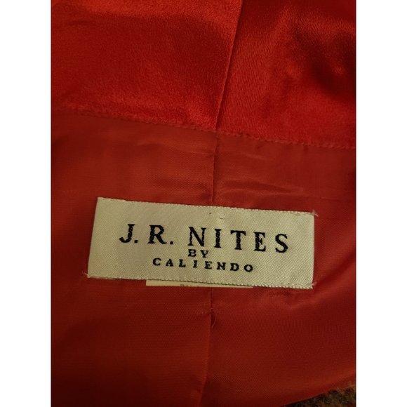 90s Red Party Dress‎ with Jacket - Picture 6 of 7